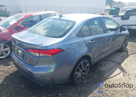 2022 Toyota Corolla Se из США, поврежденный, VIN JTDS4MCE2NJ086117